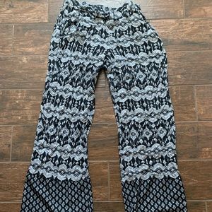 bohemian flair pants